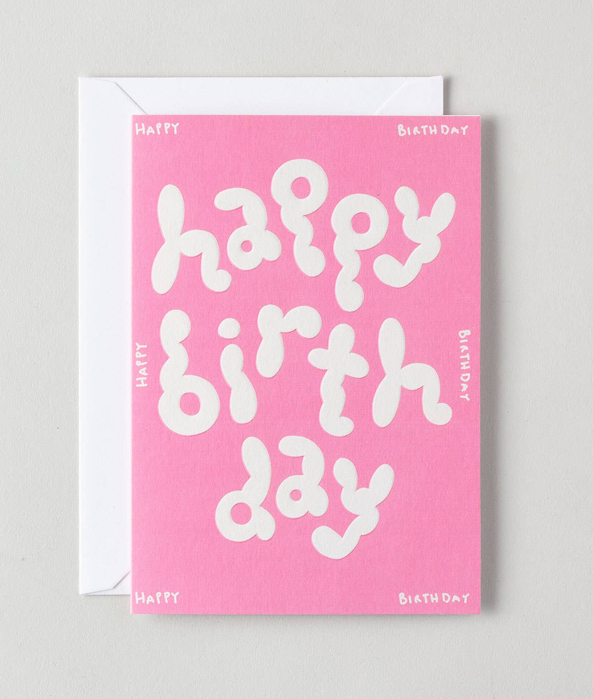 Happy Birthday Embossed Greetings Card