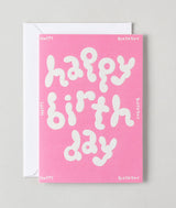 Happy Birthday Embossed Greetings Card