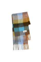 The Reykjavik Scarf - 100% Recycled - Blue/Orange - AW25