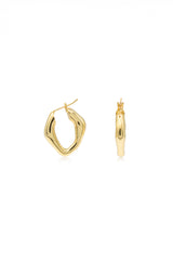 Signature Creolring aus Gold — Liv