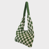 Häkeltasche mit Schachmuster