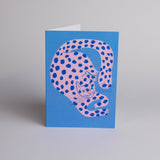 Cosmic Greetings Card by Agathe Singer