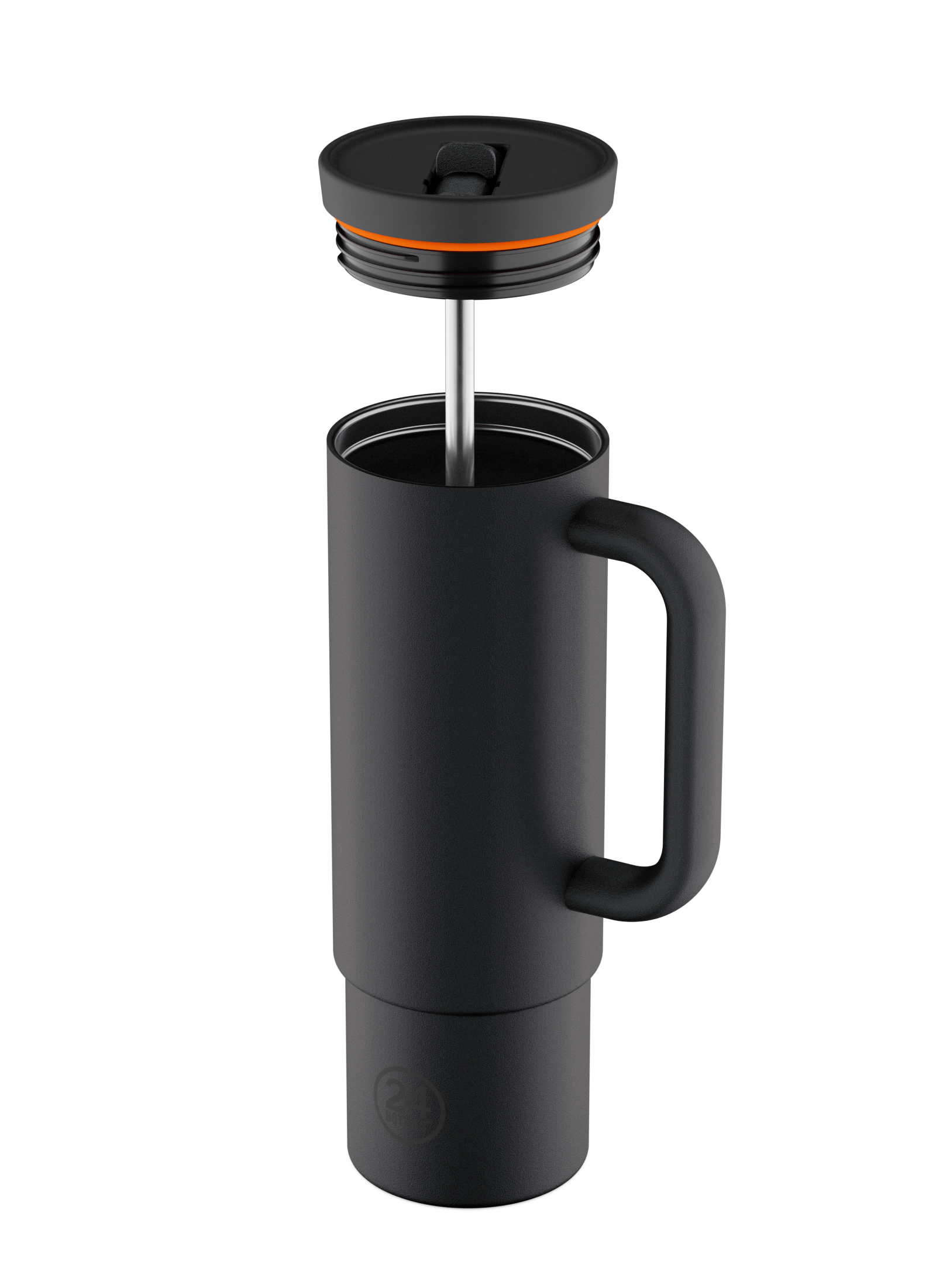 Straw Cup | Tuxedo Black - 800 ml