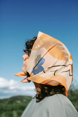 Medium Scarf FOREST DAY / Silk & Cotton