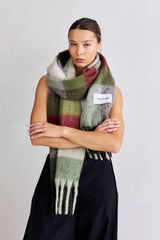 The Reykjavik Scarf - 100% Recycled - Mossy Green - AW25