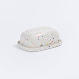 New Party Butter Dish White
