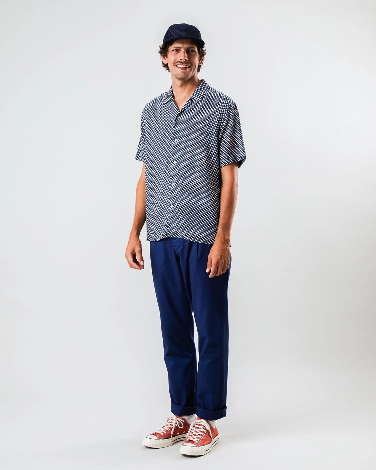 Tramuntana Aloha Shirt Navy