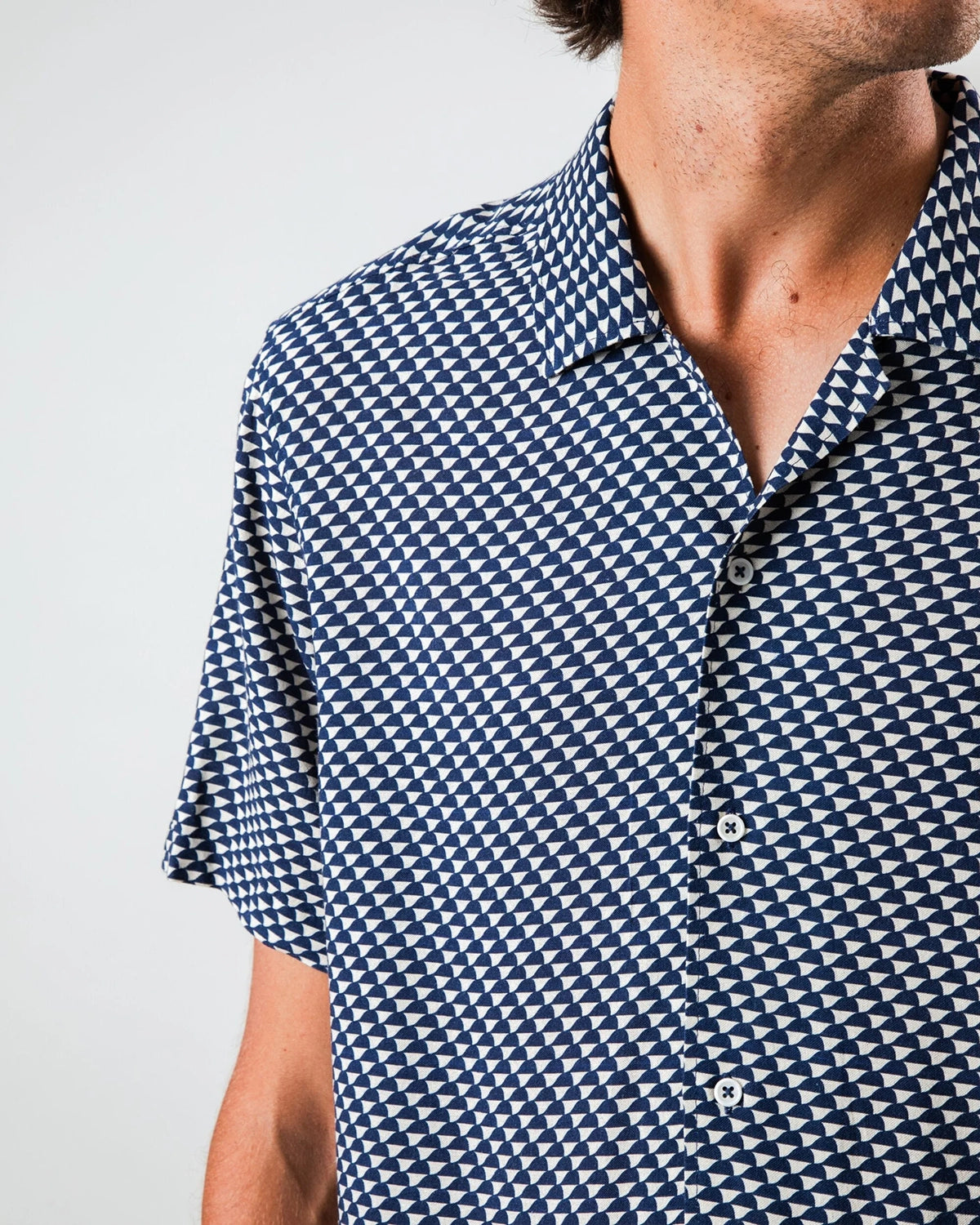 Tramuntana Aloha Shirt Navy