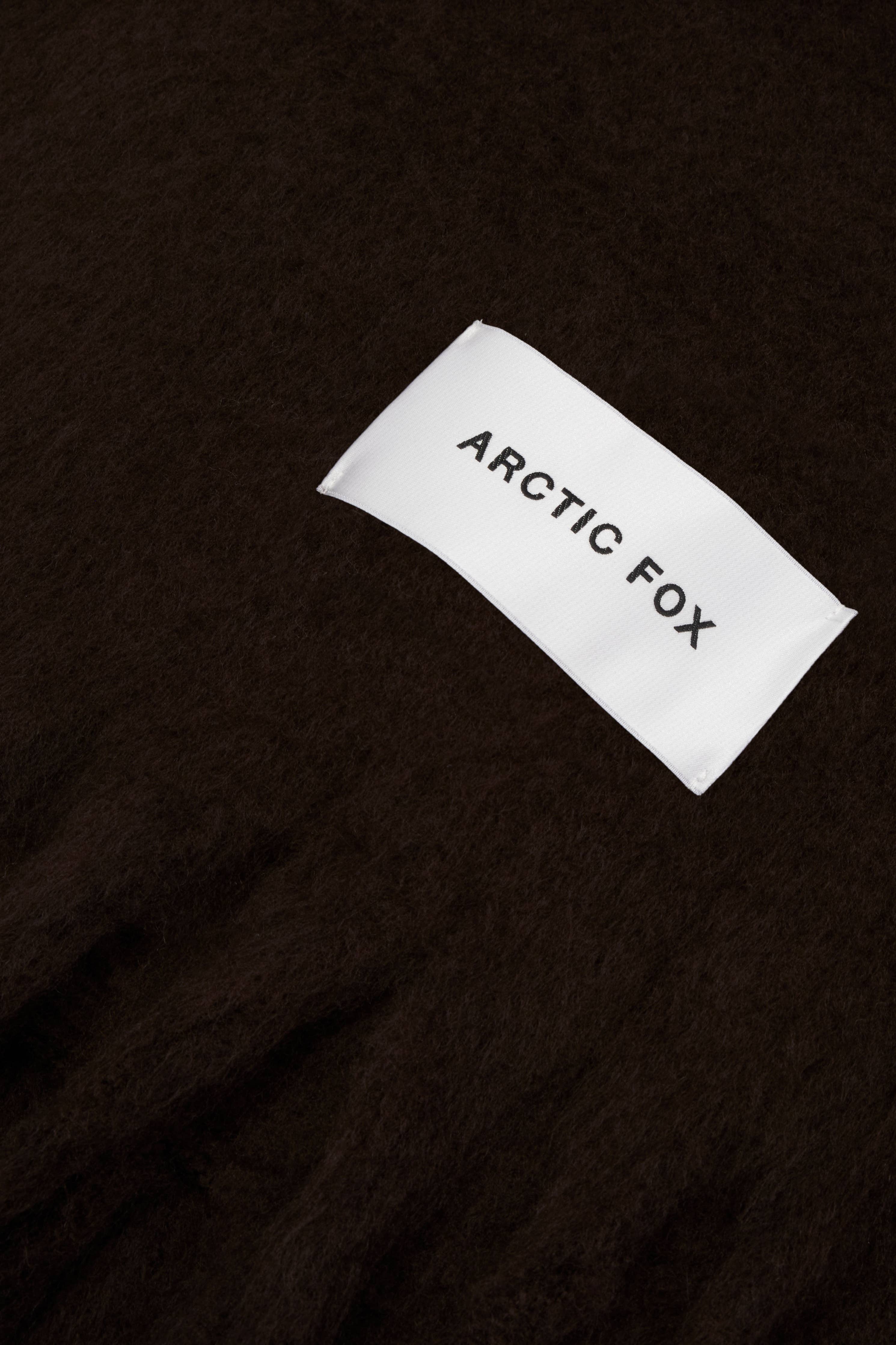 The Reykjavik Scarf - 100% Recycled - Ground Coffee - AW25