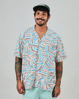 Messy Stripes Aloha Shirt