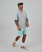 Messy Stripes Aloha Shirt