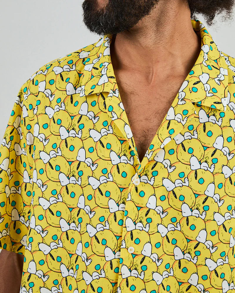 Peanuts Donuts Aloha Shirt