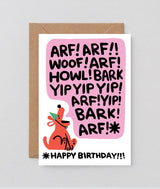 Happy Birthday Bark Card