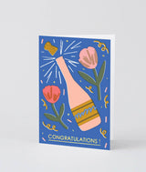 Champagne Greetings Card