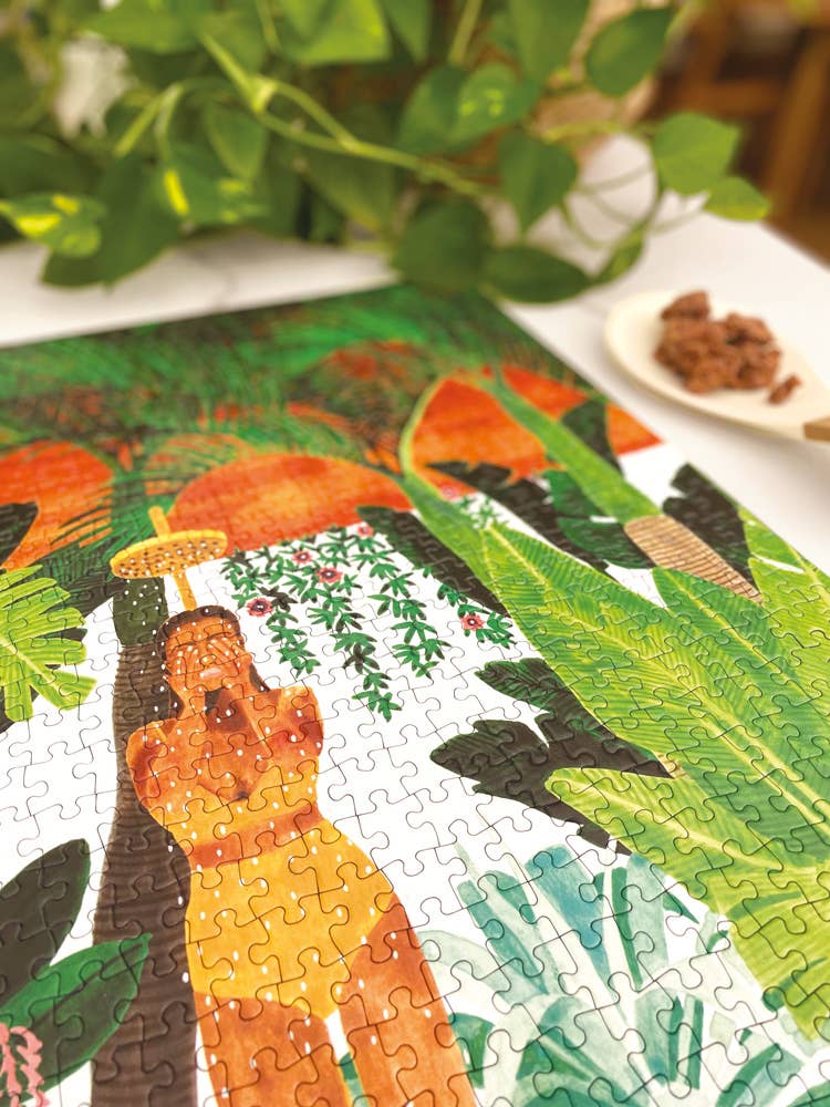 Puzzle Sommerdusche — Hergestellt in Frankreich