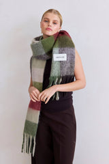 The Reykjavik Scarf - 100% Recycled - Mossy Green - AW25