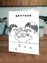 Lustige Geburtstagskarte mit Aufschrift David Shrigley — Bruder