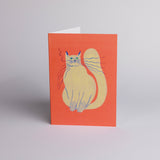 Alphonse Greetings Card by Agathe Singer
