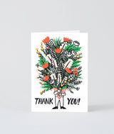Bunch Of Flowers Thank You Greetings Card