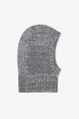 The Alpaca Balaclava Fitted Hood - Alpine Cloud