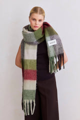 The Reykjavik Scarf - 100% Recycled - Mossy Green - AW25