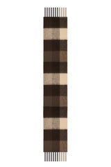 The Reykjavik Scarf - 100% Recycled - Brown Check - AW25