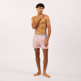 100% organic cotton boxer shorts - Pink forest