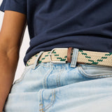 Multicolored elastic woven belt - Uluru