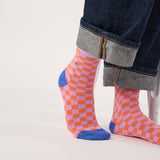 Socks - Light purple and orange