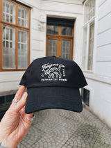 Fangs Out Patriarchy Down Dad Cap von NKSP – Frontansicht