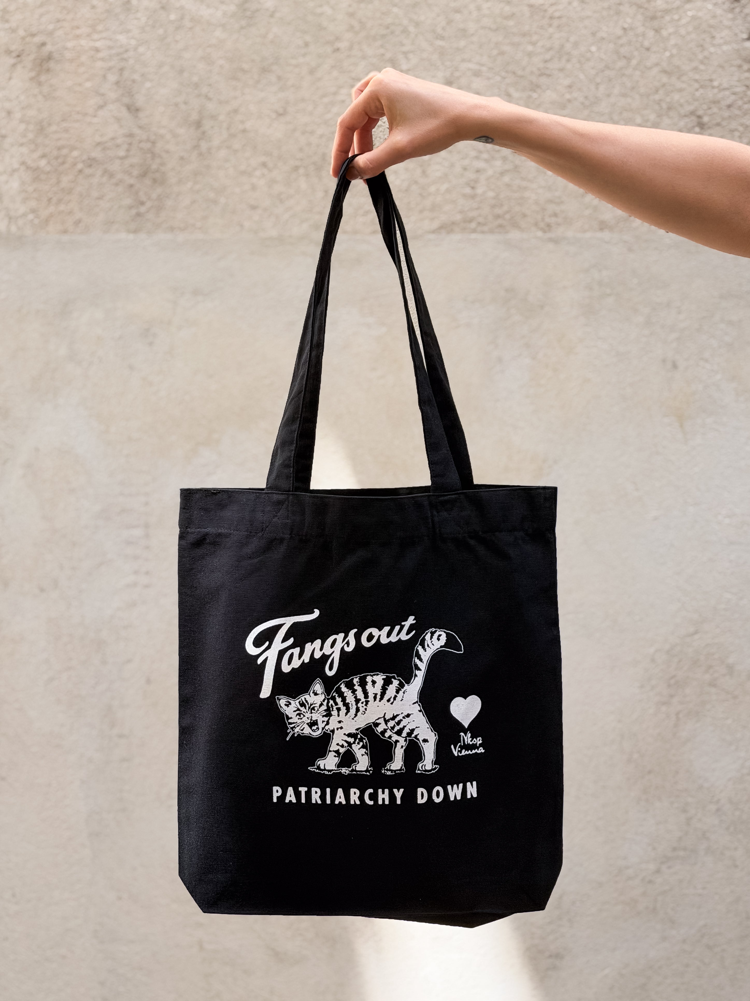 Fangs Out Patriarchy Down Tote