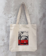 Tote Bag von NKSP – Straßenbahn-Motiv „Endstation“ (Linie 71)