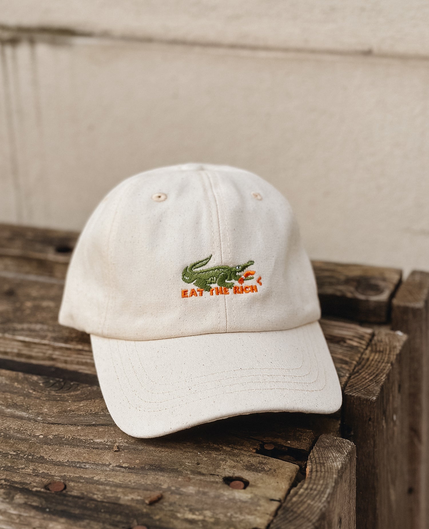 Eat The Rich Croco Dad Cap von NKSP