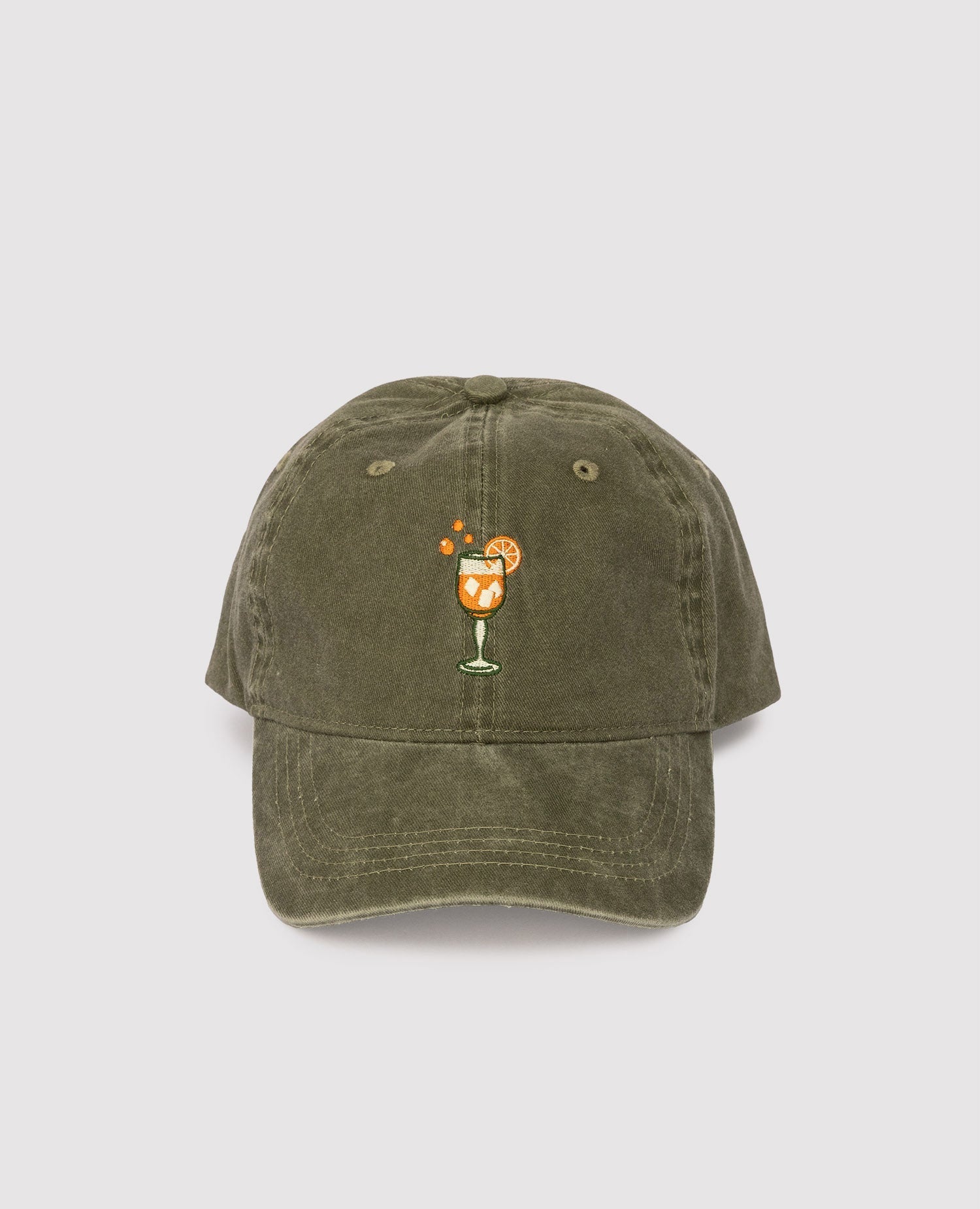 NKSP x Aperol Cap von NKSP – Vintage Washed, Frontansicht