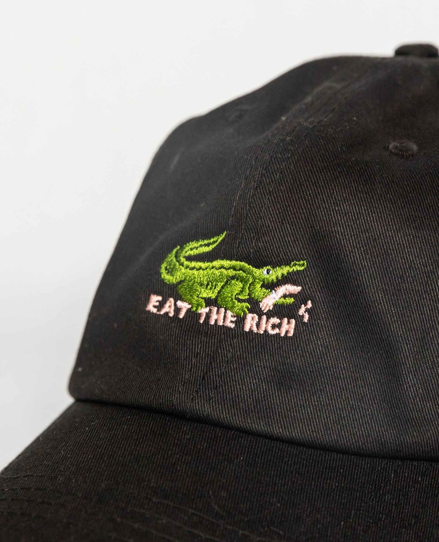 Eat The Rich Croco Dad Cap von NKSP