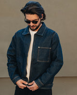 Raw Indigo Denim Jacket