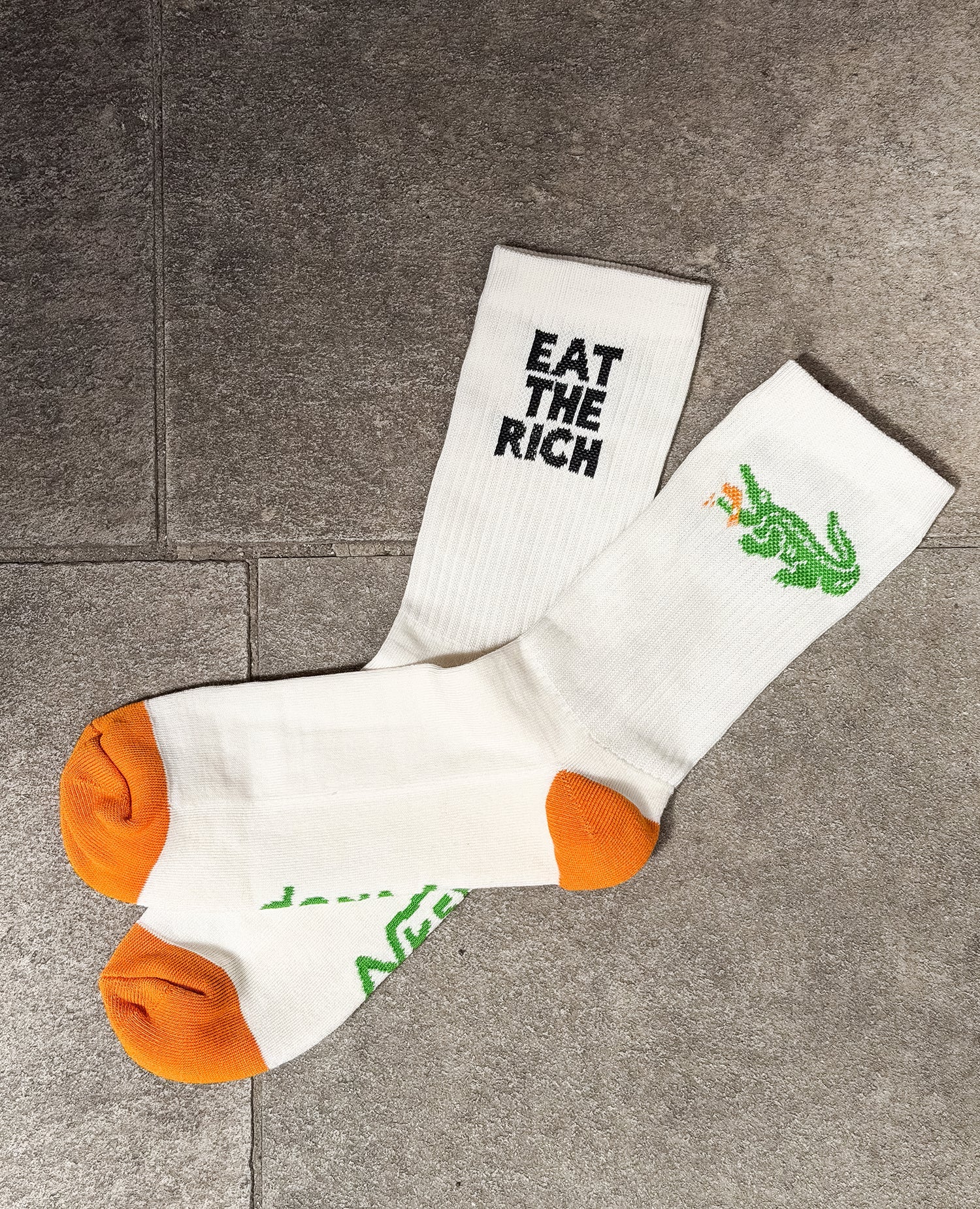 Eat The Rich Crew Socks