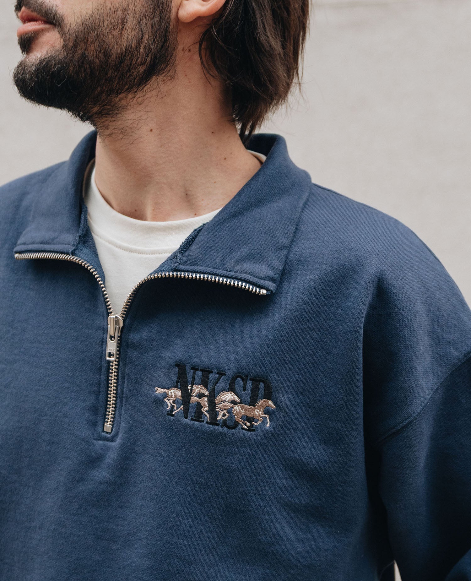 Wild Horses Half-Zip Sweatshirt von NKSP