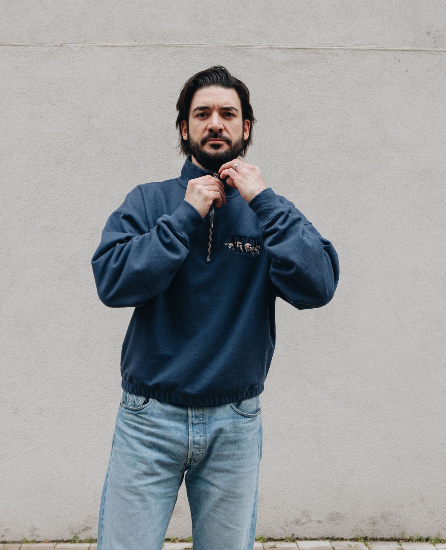 Wild Horses Half-Zip Sweatshirt von NKSP