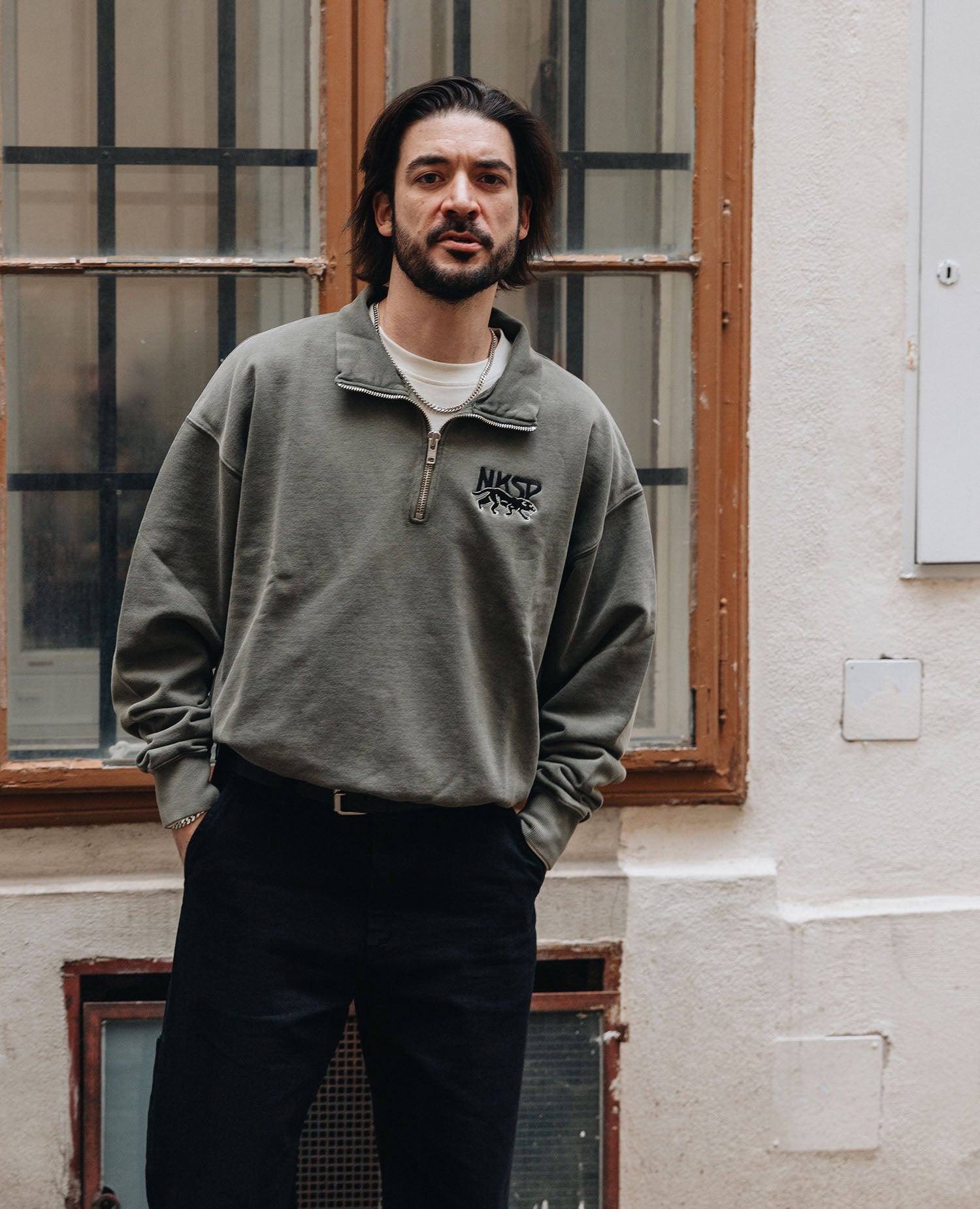 Panther Half-Zip Sweatshirt von NKSP