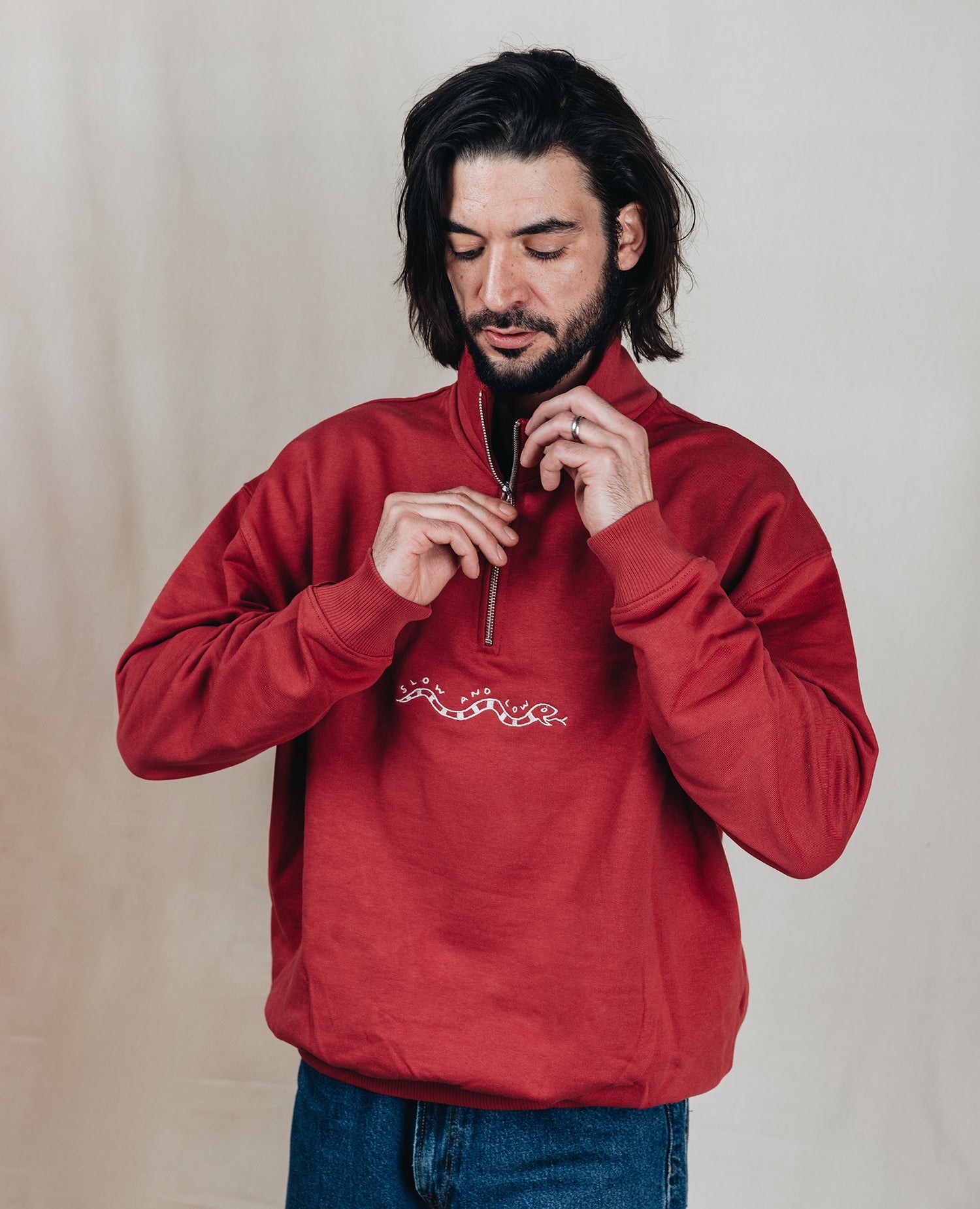 Slow And Low Half-Zip von NKSP