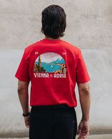 Vienna to Adria T-Shirt Rot von NKSP
