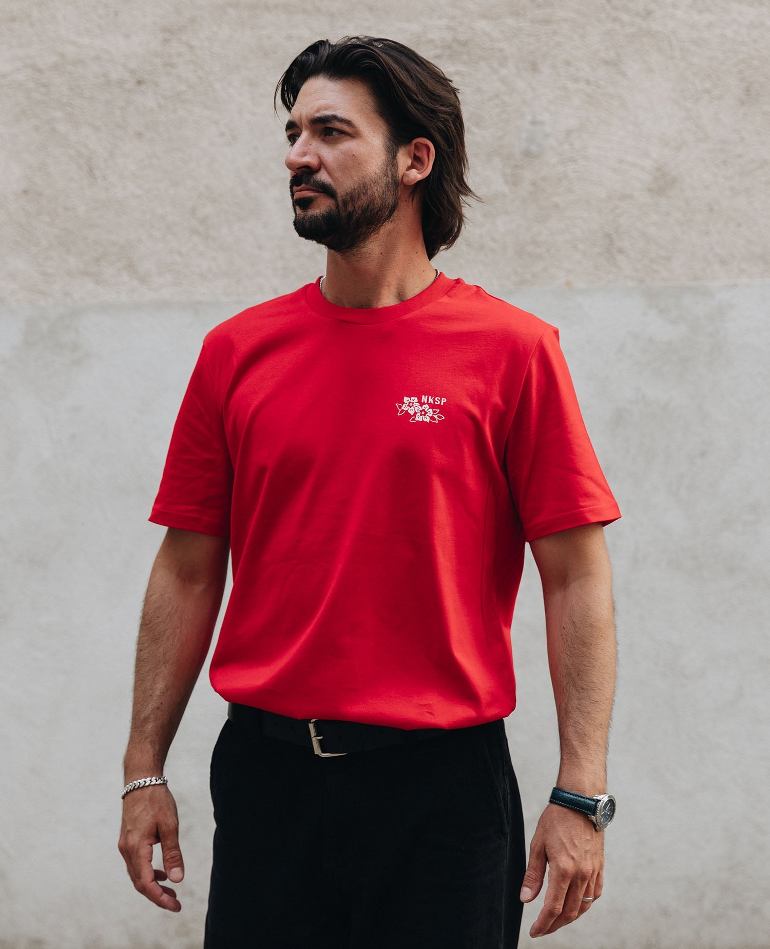 Vienna to Adria T-Shirt Rot von NKSP – Backprint Sommerroute