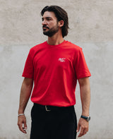 Vienna to Adria T-Shirt Rot von NKSP – Backprint Sommerroute