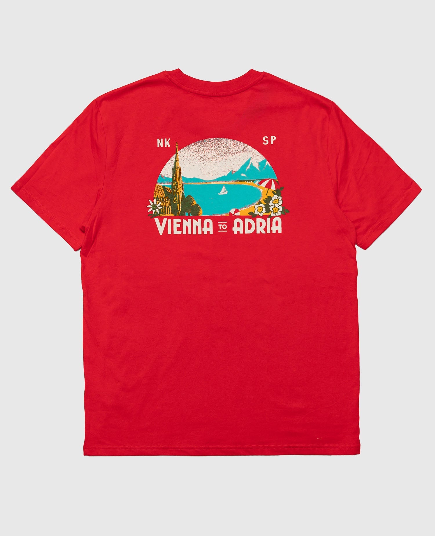 Vienna to Adria T-Shirt Rot von NKSP