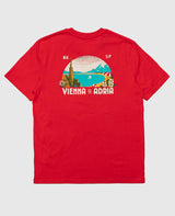 Vienna to Adria T-Shirt Rot von NKSP