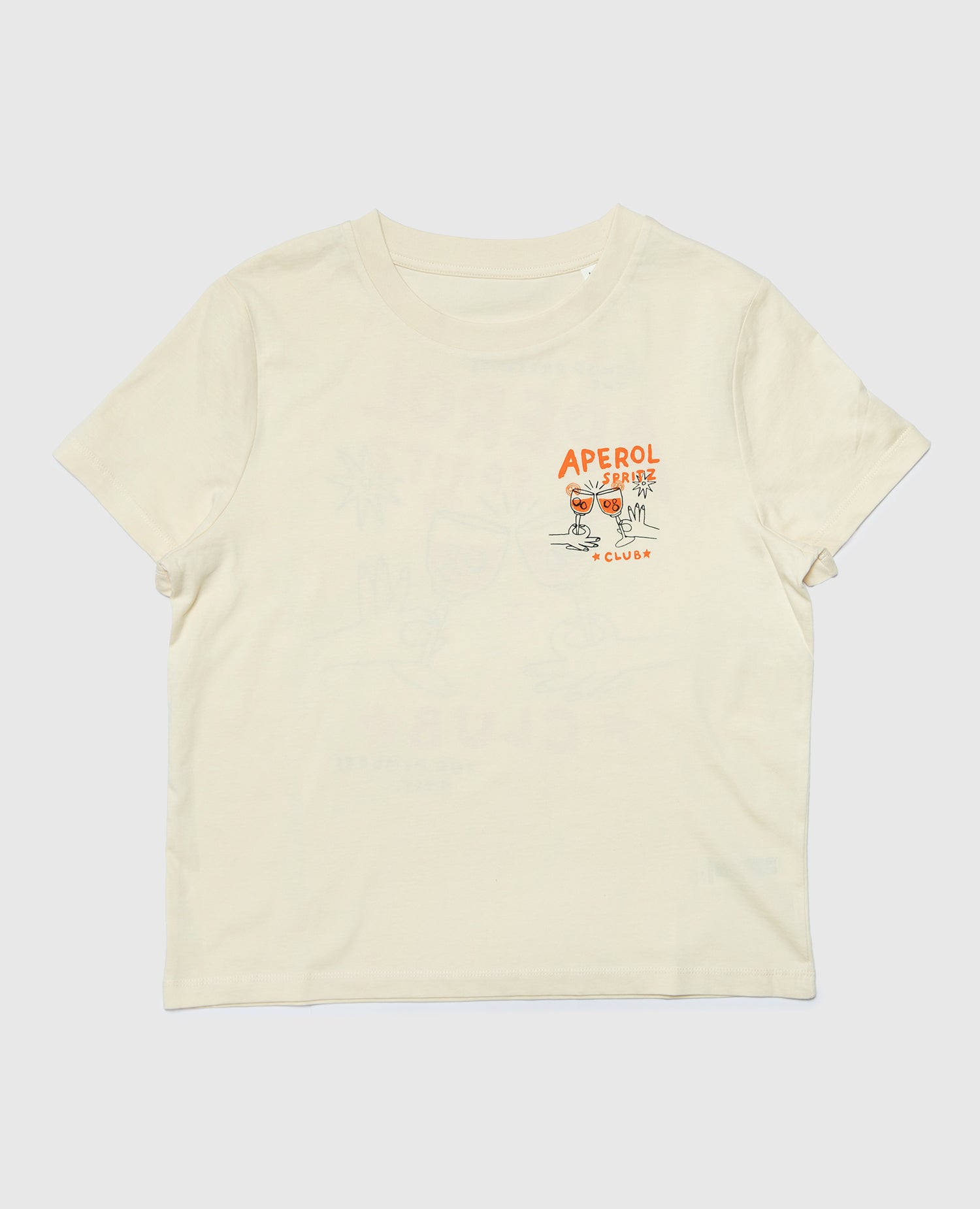 Aperol Spritz Club Damen T-Shirt Creme von NKSP