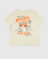 Aperol Spritz Club Damen T-Shirt Creme von NKSP – Vorderansicht