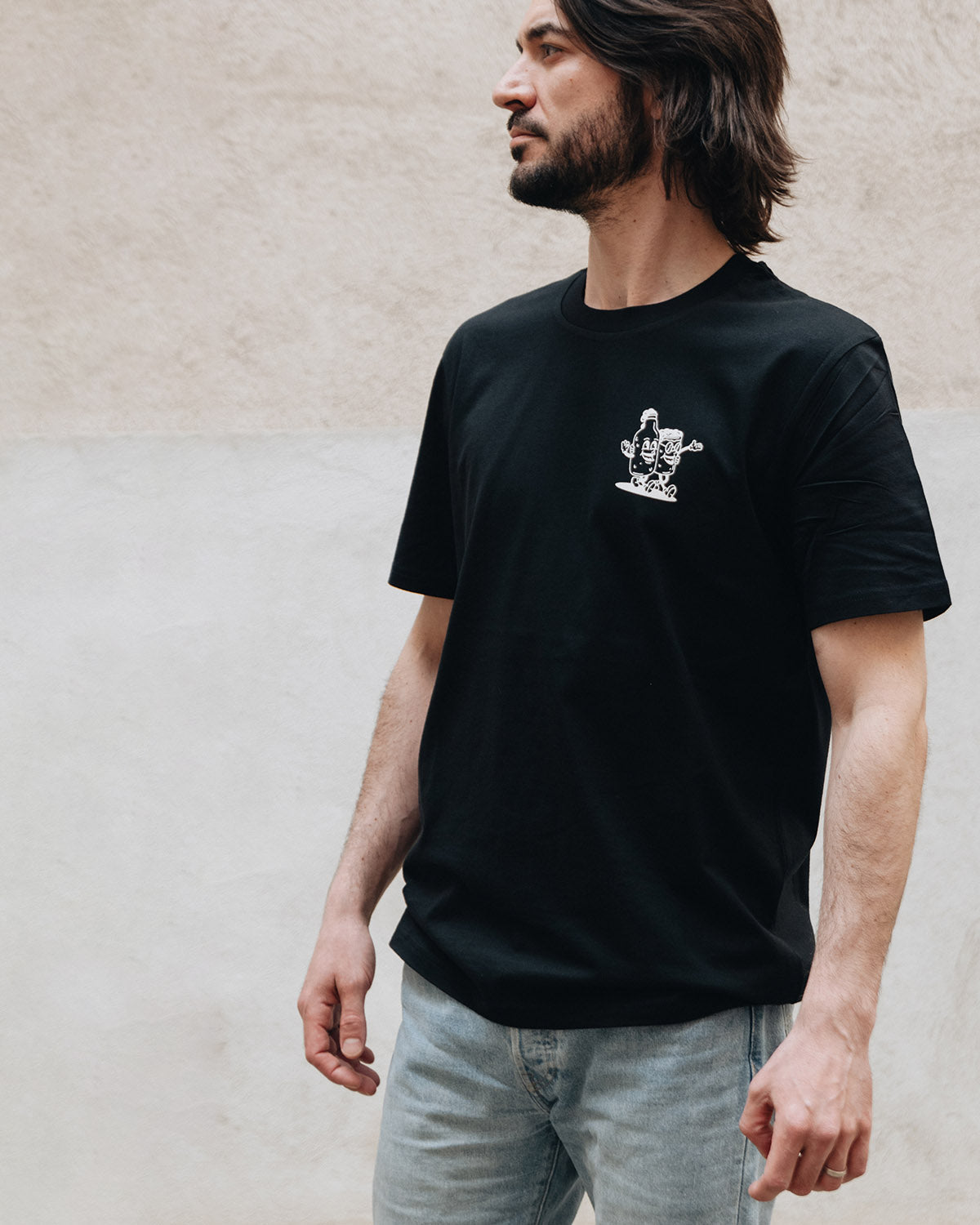 Afterwork Friends T-Shirt Schwarz von NKSP