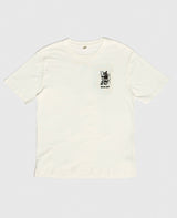 A Place For Diversity T-Shirt Off-White von NKSP – Vorderansicht flach gelegt mit kleinem Brustdruck